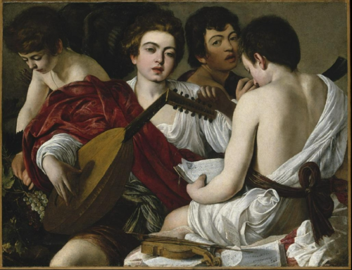<p>Caravaggio, <em>The Musicians</em></p>