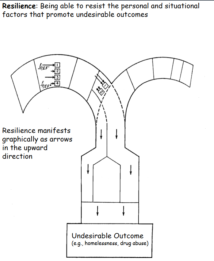 <p>positively adapting despite significant adversity </p>