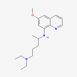 <p>1st synthetic antimalarial; 8-amino quinoline tertiary amine; more toxic than primaquine.</p>