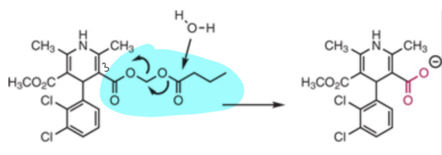 <p>What structure is this? What structure represents the inactive metabolite?</p>