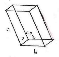 <p>α = γ = 90° ≠ β</p>