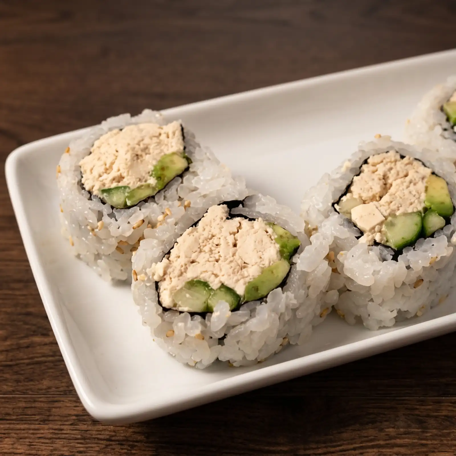 <p>cucumber, avocado, and tofu</p><p>6 pcs</p>