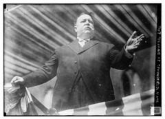 <p>27th president of the U.S.; he angered progressives by moving cautiously toward reforms and by supporting the Payne-Aldrich Tariff; he lost Roosevelt's support and was defeated for a second term.</p>