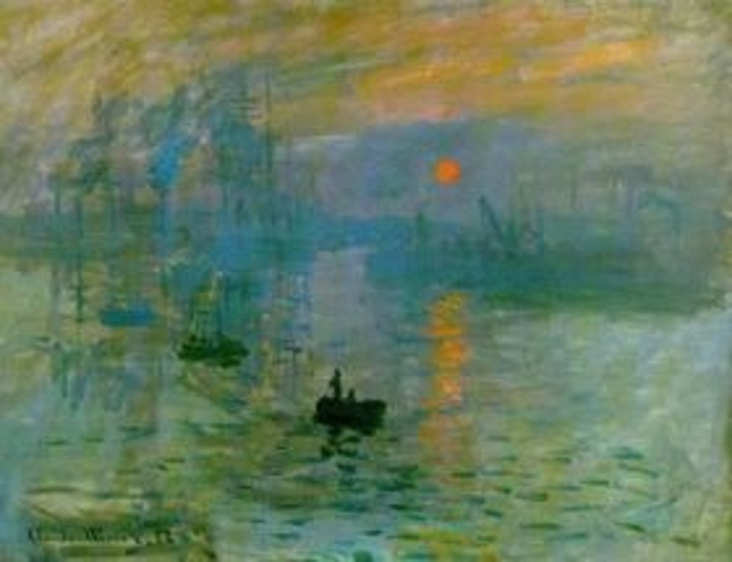 <p>- French painter</p><p>- led Impressionist movement</p><p>- encouraged outside painting, aided by new portable paints/brushes</p><p>- painted directly on canvas</p><p>- shaded with not just grey, new scientific dicovered</p><p>- Impression, Sunrise(1872): critics insult 'impression'</p>