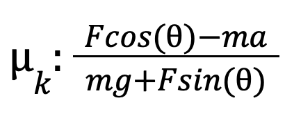 <p>*CAN DO ALGEBRA TO FIND ACCELERATION AS WELL</p>
