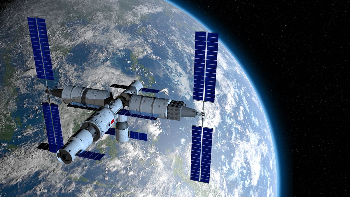 <p>space station (n) /ˈspeɪs ˌsteɪʃn/</p>