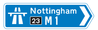 <p>When is this sign shown?</p>
