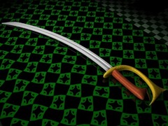 <p>Flashed all their sabres bare, </p><p>Flashed as they turned in air</p>