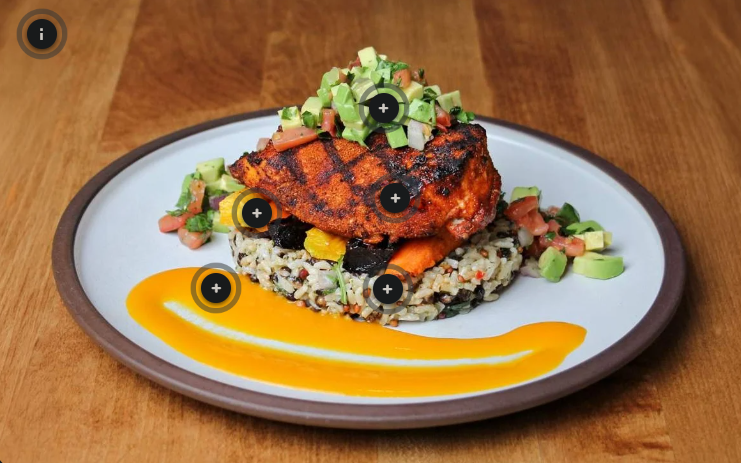 <p>chipotle mango chicken </p>