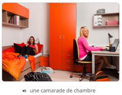 <p>female roommate</p>