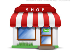 <p>магазин</p><p>이 가게는 옷을 팔아요. = This store sells clothes.</p><p>가게가 문을 닫았어요. = The store is closed.</p><p>근처에 가게가 있어요. = There's a store nearby.</p>