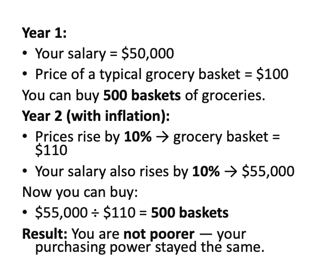 <p>does inflation make you poorer?</p>