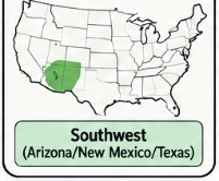 <p>Southwest (Arizona/New Mexico/Texas) — mobile hunting and horse culture</p>