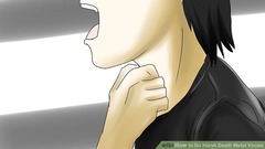 <p>sound which is produced in the back of the throat</p>