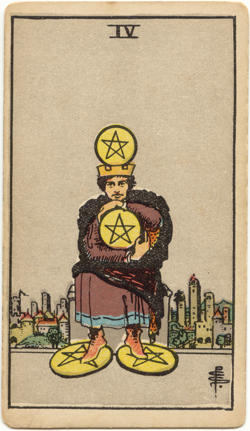 <p>Four of Pentacles</p>