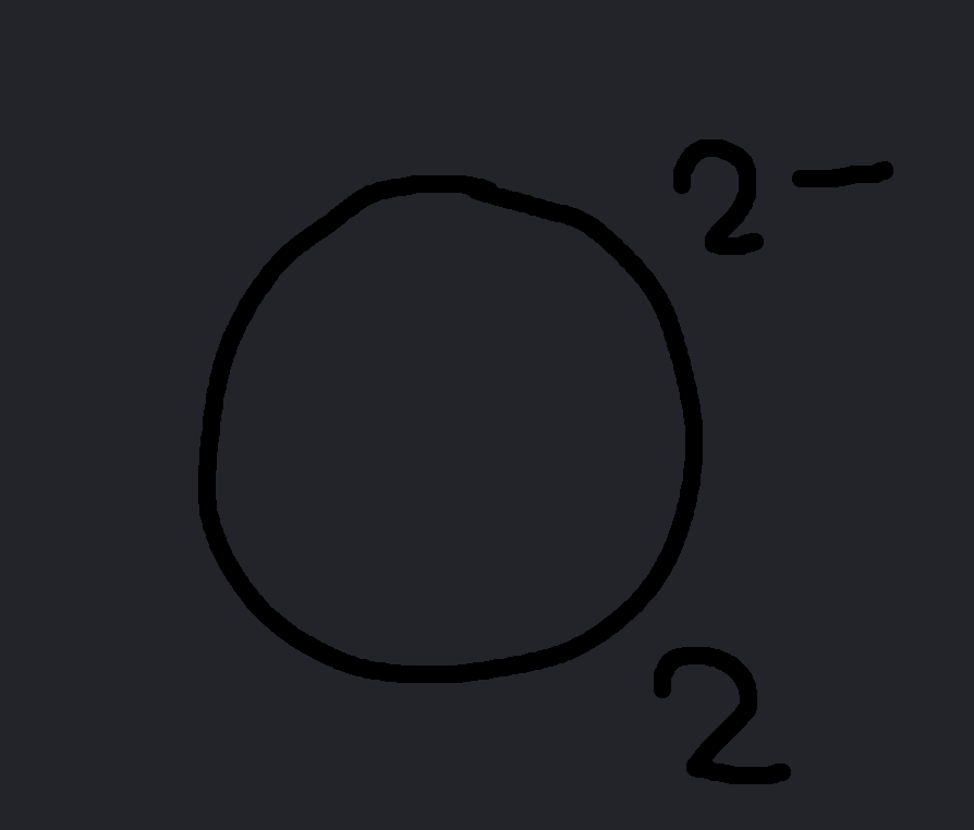 <p>O2(2-)</p>
