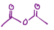 <p>Turns carboxylic acid into a anhydride (two carbonyls with an o in between)</p>