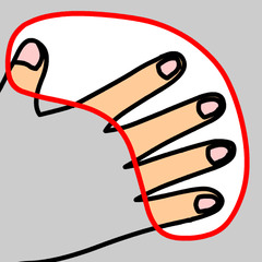 <p>/ shǒuzhǐ /</p><p><thủ chỉ></p><p>dt.</p><p>ngón tay</p>