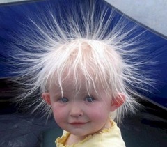 <p>The charge caused by an imbalance of positive and negative charges in, or on, an object's surface. It is often caused by electrons being rubbed from one surface onto another.</p>