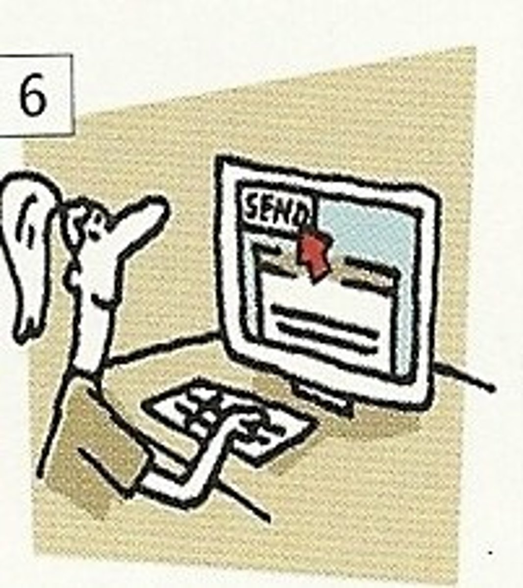 <p>to write and deliver an email to someone</p>