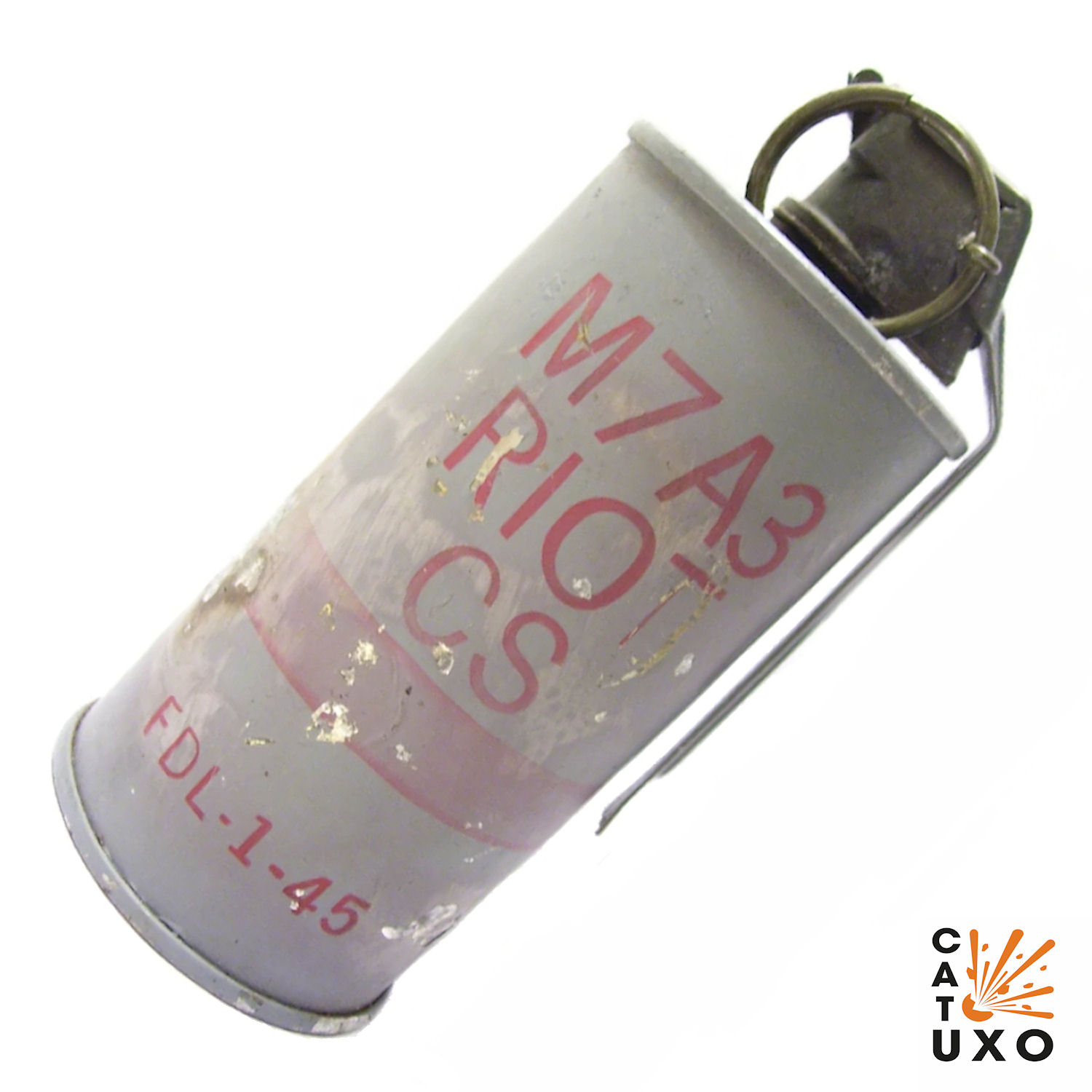 <p>ABC-M7A2 & ABC-M7A3 Riot Control Hand Grenades.</p>