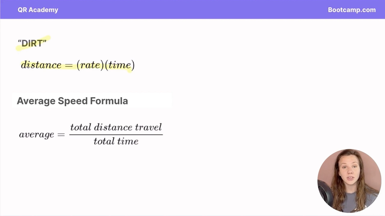 <p>Distance = rate * time </p>