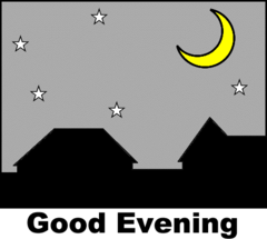 <p>Good evening</p>