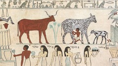 <p>Keeping and taming animals for work or food.</p>