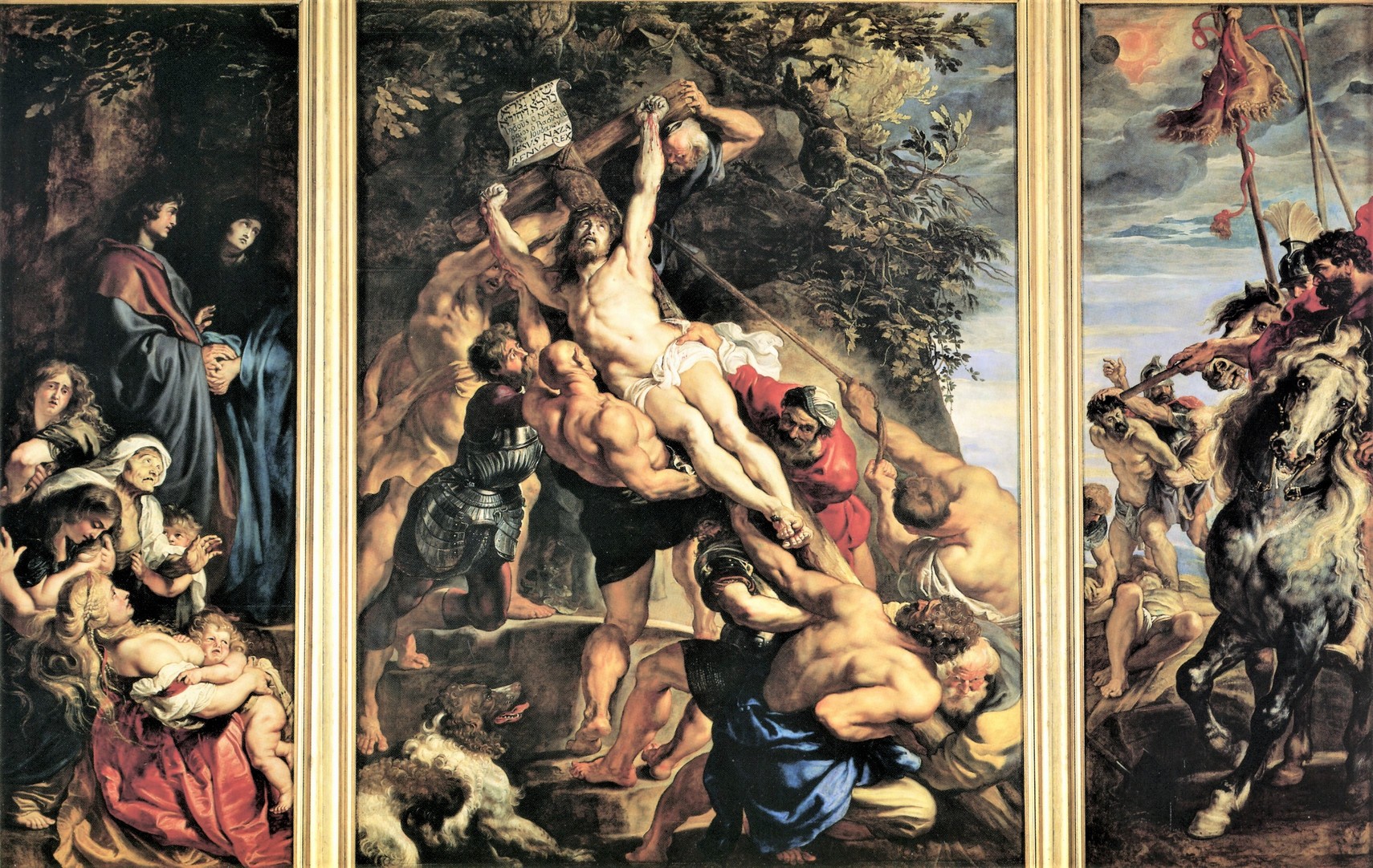 <p>Peter Paul Rubens, <em>Raising of the Cross</em></p>