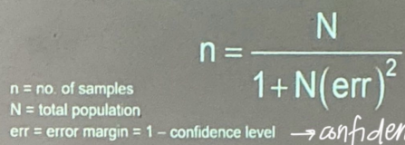 <p>To solve how many samples needed</p>