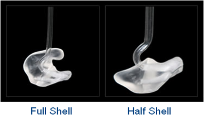<p>what does a full shell and half shell look like?</p>