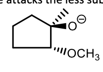<p>Strong Nucleophile ring-opening of epoxides (1)</p>