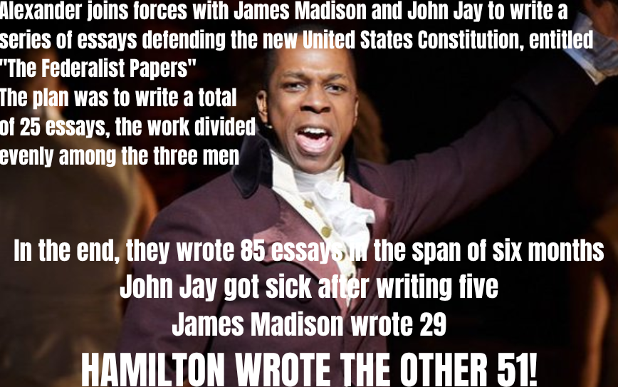 <p>Federalist papers</p>