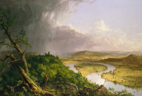 <p>View from Mount Holyoke, Northamption, Massachusetts, after a Thunderstorm—The Oxbow</p>