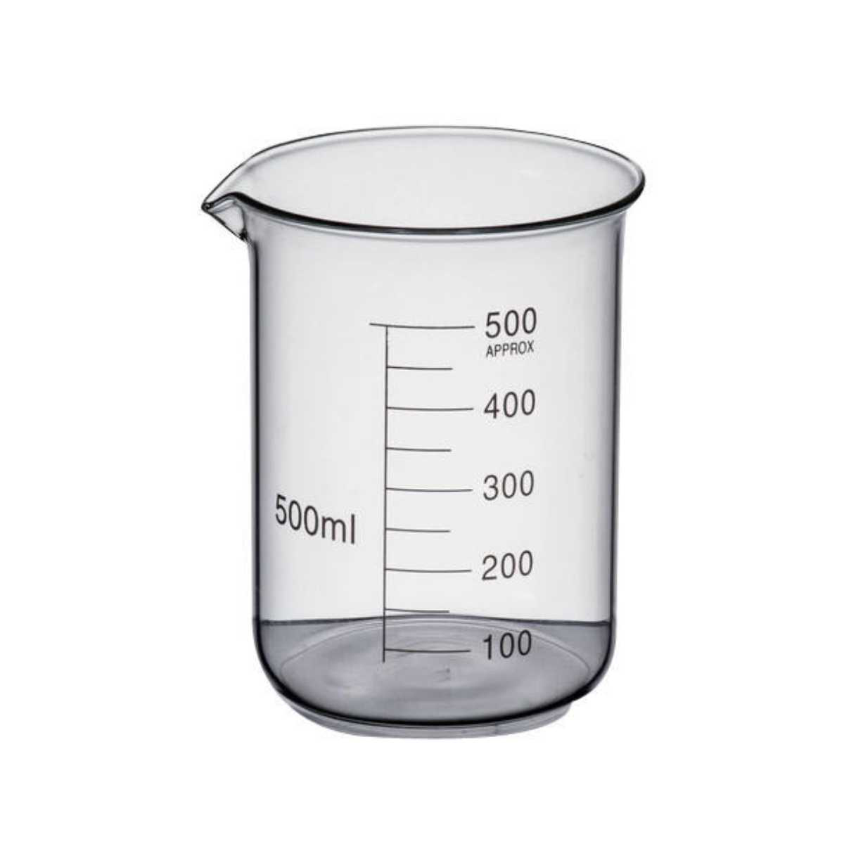 <p>A glass container like a cup that may be heated.</p>