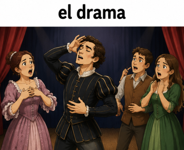 <p>el drama</p>