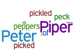 <p>Repeating the same starting sound in close words.</p>