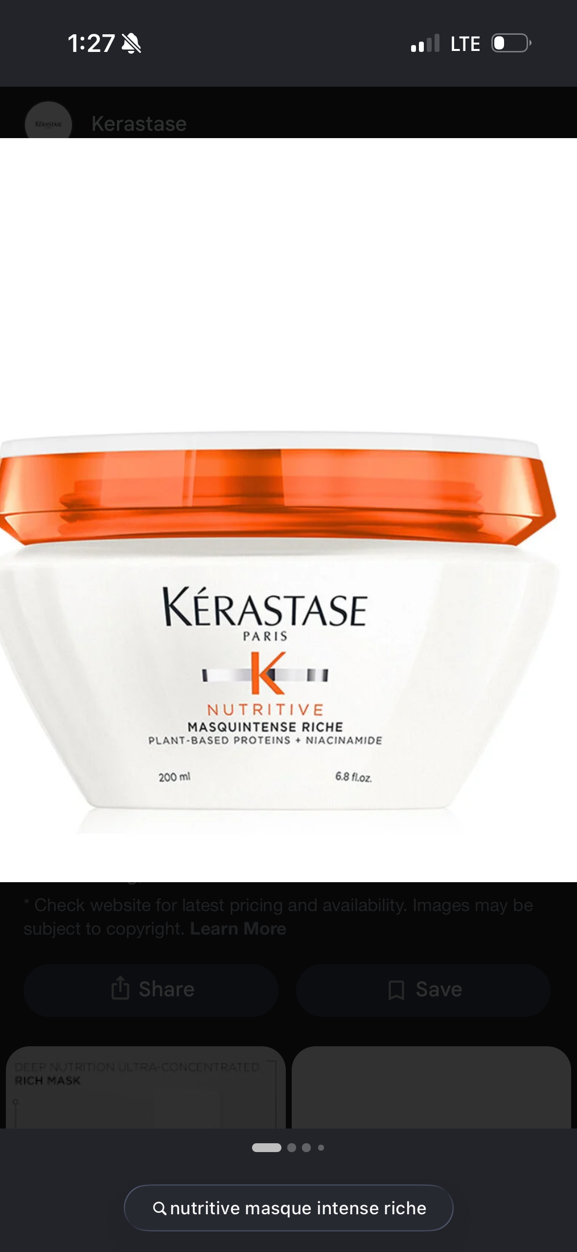 <p>Nutritive masqueintense riche</p>