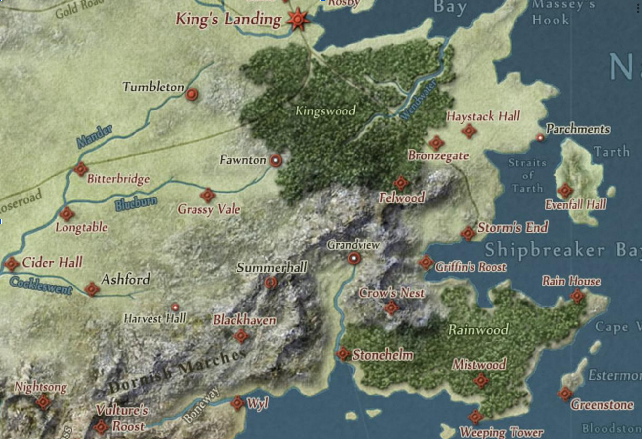 <p>Storm’s End - Stormlands - Renly Baratheon</p>