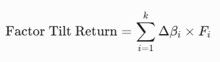 <p>Beta: Portföyün i faktörüne olan hassasiyeti (<em>Portfolio factor sensitivity/loading</em>); Fi: faktörünün gerçekleşen getirisi (<em>Factor return</em>).</p>