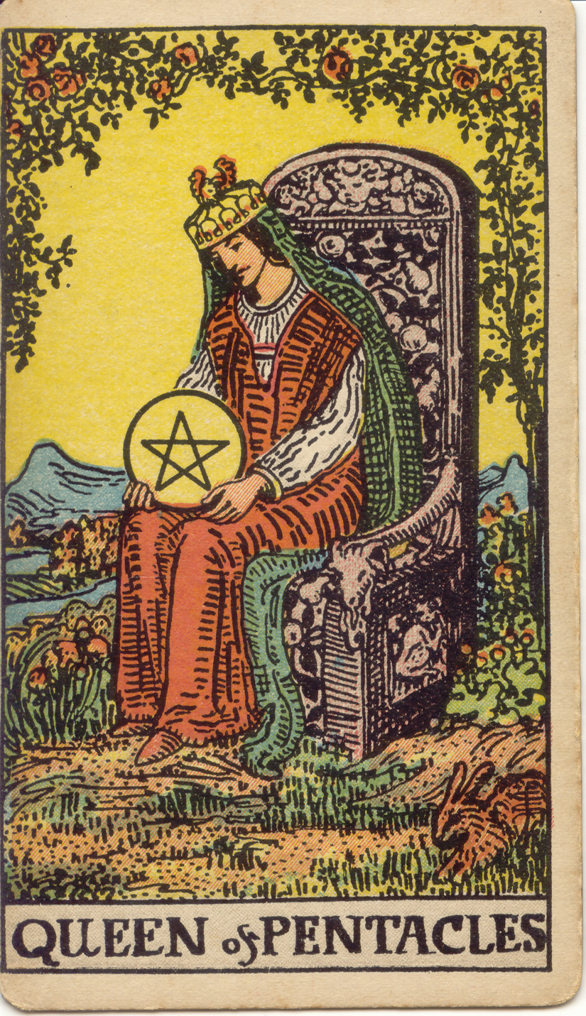 <p>Queen of Pentacles</p>