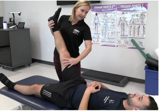<p><strong>Purpose: </strong>Assess for lumbar disc herniation/neural tension</p><p></p><p><strong>How to Perform:</strong></p><p>1. Patient supine</p><p>2. Lift the non-symptomatic/opposite leg straight</p><p>3. Monitor for symptoms in the opposite leg</p><p></p><p><strong>Positive Test: </strong>Symptoms are reproduced in the opposite leg between 30°–70°</p><p></p><p><strong>Interpretation:</strong> Highly specific for ruling IN a herniated disc when positive</p>