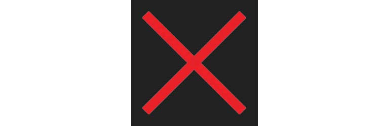 <p>What does a steady red X indicate?</p>