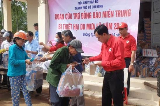 <p>Humanitarian act (phr)</p>