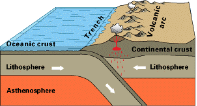 <p><span>Where on Earth is this type of plate boundary found? Match the picture to the correct description.</span></p>