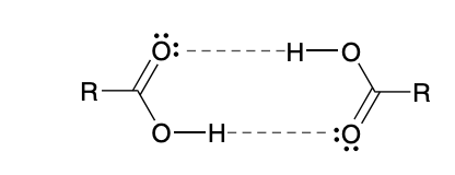 <p>Engages in hydrogen bonding </p><p>Due to higher stability from hydrogen bonding, bp is generally higher </p>