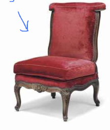 <p>- made for gossiping</p><p>- high or hooded back</p><p>- low arms and decorative carving </p>