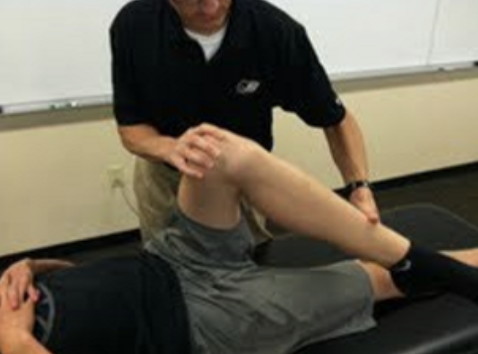 <p><strong>Gluteal Bursa Test</strong></p><ul><li><p><strong>How:</strong> Patient supine. Bring the hip into <strong>flexion + adduction + external rotation</strong> (gluteus medius) or <strong>flexion + adduction + internal rotation</strong> (gluteus maximus).</p></li><li><p><strong>Positive:</strong> <strong>Pain with flexion, adduction, and external rotation</strong> indicates <strong>gluteus medius bursitis</strong>; <strong>pain with flexion, adduction, and internal rotation</strong> indicates <strong>gluteus maximus bursitis</strong>.</p></li></ul><p></p>