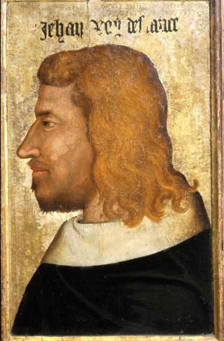 <p>Girard d’Orleans, King Jean II (The Good), c. 1350</p>