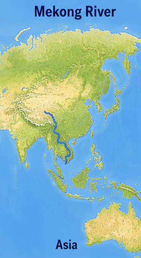 <p>Mekong River, Asia</p>